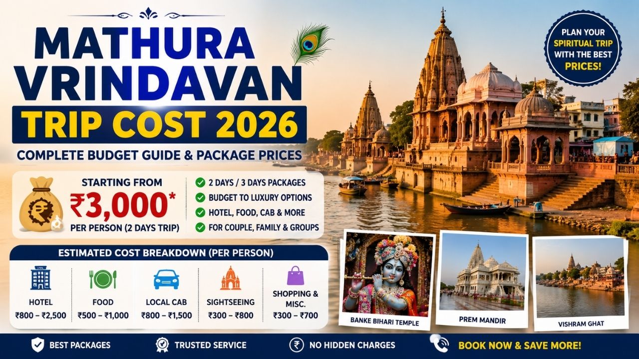 Mathura Vrindavan Trip Cost
